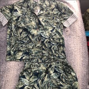 Bed to Brunch Set, Shorts and Shirt New with Tag